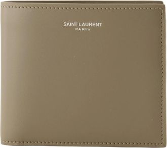 Saint Laurent Wallets & Cardholders, male, Beige, Size: ONE SIZE East West Wallet