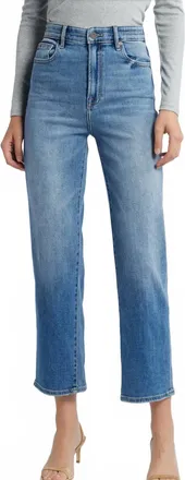 Hidden Jeans Tracey High Rise Straight Jean In Blue