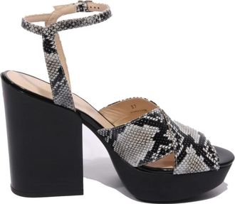 Hogan Ice Sandaal Slingback - Dames - Sandalen met hakken - Veelkleurig - 36 EU - Leer - Schoenen