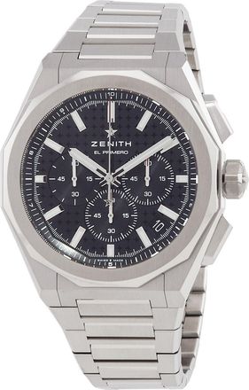 Zenith Pre-owned Zenith Defy Chronograph Automatic Chronometer Black Dial Mens Watch 03.9500.3600/21.I001