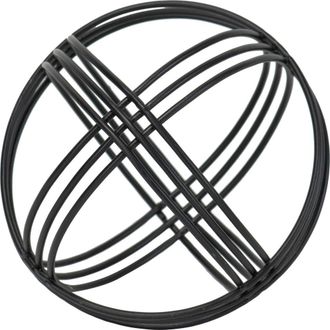 Foreside Home And Garden Ellery Black Metal Matte Decorative Sculpture Figurine 4.25 at Nordstrom