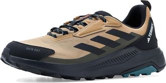 adidas Terrex Anylander Rain.RDY Hiking Shoes Mens Shoes Cardboard/Black/Shadow Olive : 8.5 D - Medium, Textile
