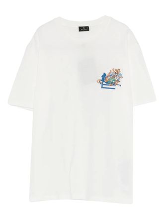 Etro lodo-detail T-shirt - Bianco