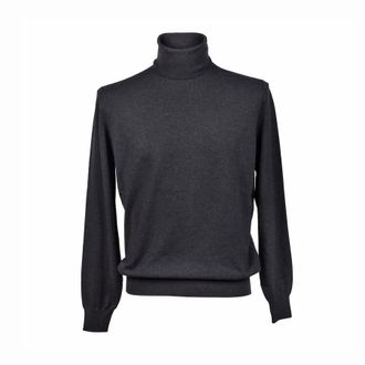 Brunello Cucinelli MenS Charcoal Turtleneck Sweater, Size 44