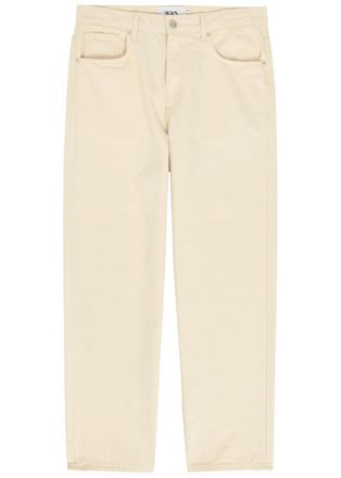 Wax London Felix Loose Straight-leg Jeans - Ecru - 36 (W36 / XL)