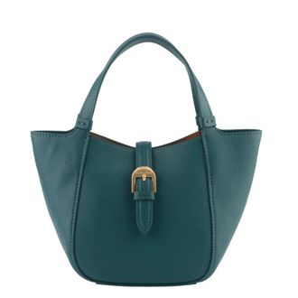 Pourchet Tassen, Dames, Blauw, ONE Size, Leer, Petit port&eacute; main