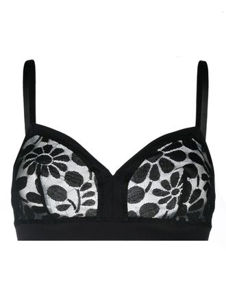 Eres Reggiseno a fiori Feminin - Nero