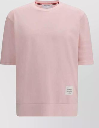 Thom Browne cotton short-sleeve striped t-shirt