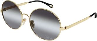 Chlo&eacute; Authentieke Bril met Topkwaliteit - Dames - Zonnebrillen - Geel - 59 MM - Accessoires