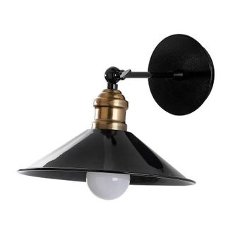 Wonderlamp Wonderlamp - Aplique De Pared Harvey 24 Negro