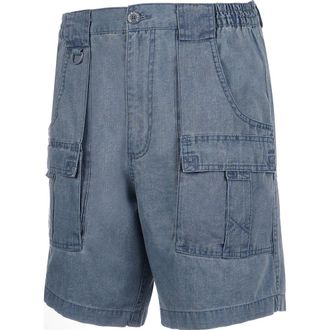Hook & Tackle Mens Beer Can Cargo Short - Blue