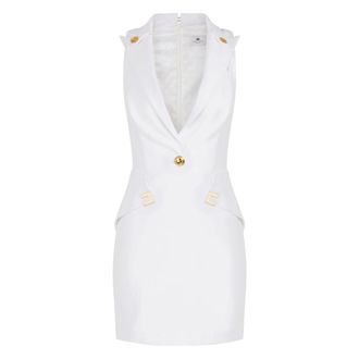 Elisabetta Franchi Short Dresses, female, White, Size: M Abito