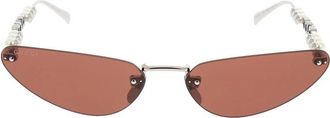 Gucci Stijlvolle zonnebril met uniek ontwerp - unisex - Zonnebrillen - Grijs - ONE Size - Accessoires