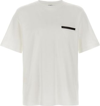 Berluti Leather Tab T Shirt