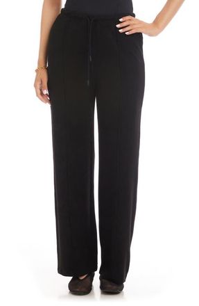 Karen Kane Drawstring Pintuck Sweatpants in Black at Nordstrom, Size X-Small