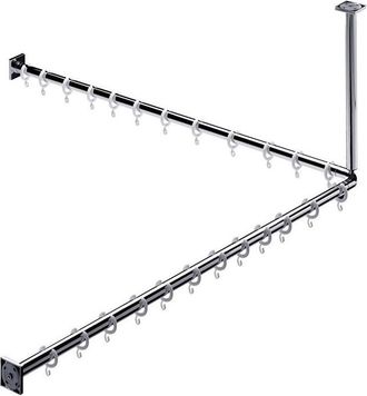 Emco Emco - Juego De Cortina De Ducha System 2 1200 Mm Cromo