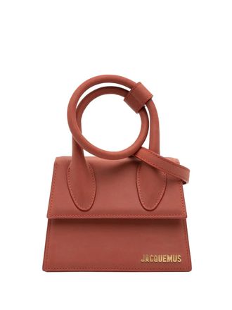 Jacquemus 2020-2025 Nubuck Le Chiquito Noeud satchel - Red