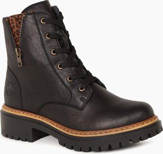 Rieker Womens Glaisdale Womens Ankle Boots - Black - Size: 7.5