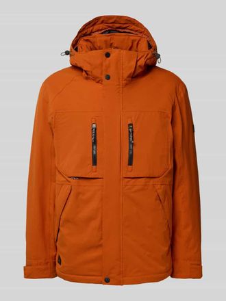 Camel Active Regular Fit Parka mit Rei&szlig;verschlusstaschen Modell TEXXXACTIVE in Orange, Gr&ouml;&szlig;e 50