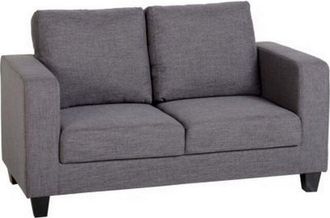 Seconique Seconique - Tempo Two Seater Sofa-in-a-Box - L75 x W140 x H84 cm - Grey Fabric
