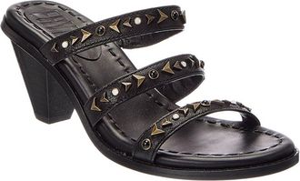 Frye Estelle Studded Slide Leather Sandal
