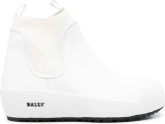 Bally Enkellaarsjes - Dames - Enkellaarsjes - Wit - 38 EU - Leer - Schoenen