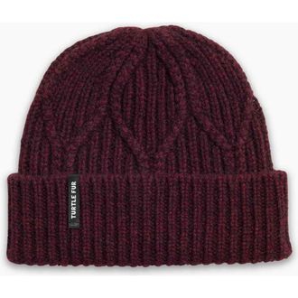 Turtle Fur Yak Wool Sully Beanie in Wine at Nordstrom