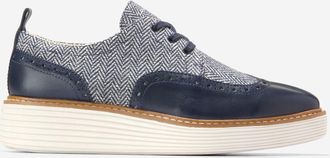 Cole Haan Womens &Oslash;riginal Grand Platform Wingtip Oxford Shoes - Black Size 5.5