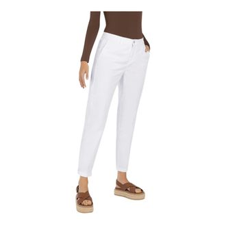 M.A.C Pantaloni Chino Bianchi - - Trousers - Donna - Bianco - L