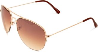 Eyelevel Colonel Pilot Style Mens Sunglasses Gold Effect One Size