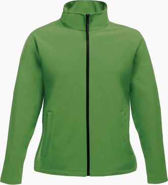 Regatta Womens Regatta Professional Womens/Ladies Printable Soft Shell Jacket - Green - Size: 18