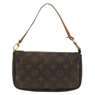 Louis Vuitton Pre-owned Mini Bags, female, Brown, Size: ONE SIZE Pre-owned Monogram Pouch