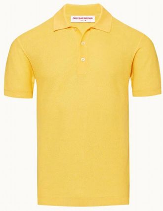 Orlebar Brown Mens Maranon Short Sleeves Shirt In Mango