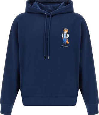 Maison Kitsuné Dressed Fox Felpe Blu-Uomo