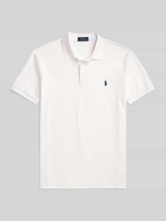 Polo Ralph Lauren Slim Fit Poloshirt aus Baumwoll-Mix in Weiss, Gr&ouml;&szlig;e XXL
