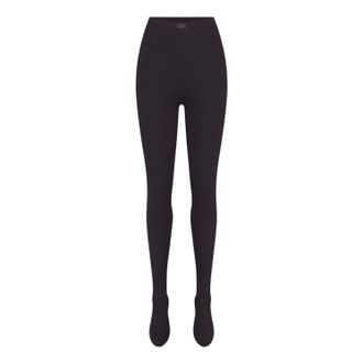 Nike (WMNS) Nike x SKIMS Matte High-Waisted Footsie Grip Leggings Obsidian BOLEG8617W-OBD