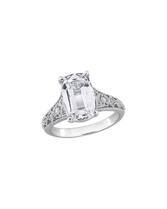 Rina Limor Silver 4.16 ct. tw. Lab-Grown Created White Sapphire Cocktail Ring