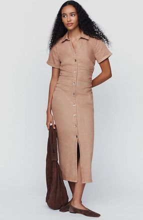 Pilcro Greer Denim Midi Shirtdress by Pilcro