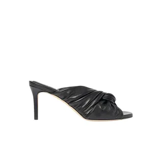 Scarosso Schoenen, Dames, Zwart, 39 1/2 EU, Leer, Kiki Mule