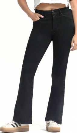 1822 Denim Mid Rise Better Butter Slim Boot Jean In Black