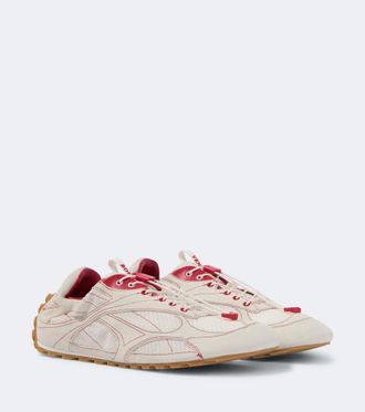 Bottega Veneta Orbit Flash suede-trimmed sneakers