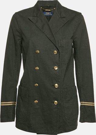 Ralph Lauren Polo Ralph Lauren Black Denim Peak Lapel Captain Jacket