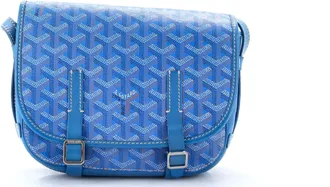 Goyard Belvedere Messenger Bag Coated Canvas with Leather PM