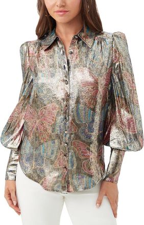 Trina Turk Sagittarius Silk-Blend Top