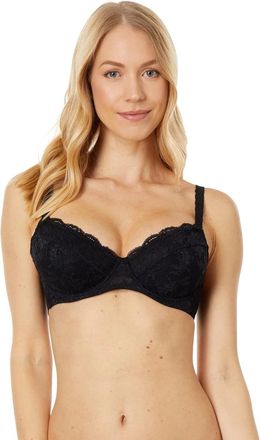 Cosabella Never Say Never Bra Womens Black Stretch Lace Underwired DDR2762