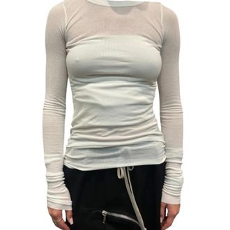 Rick Owens Dames, Tops, Wit, Maat: M Zijde