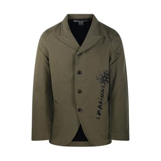 Comme Des Gar&ccedil;ons Blazers, male, Green, Size: M Jacket