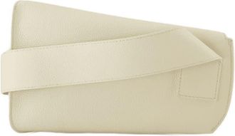 Alexander McQueen Calfskin Leather Crossbody Bag Beige