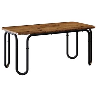 vidaXL Mesa De Centro Madera Envejecida 79,5 X 40 X 36 Cm Vidaxl