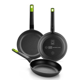 Bra Pack 3 Sartenes Bra Gastro A841202/ &Oslash;20cm/ &Oslash;24cm/ &Oslash;28cm/ Apta Para Inducci&oacute;n